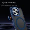 For iPhone 16 Pro Case with Lens Kickstand Matte Back Cover Compatible with MagSafe