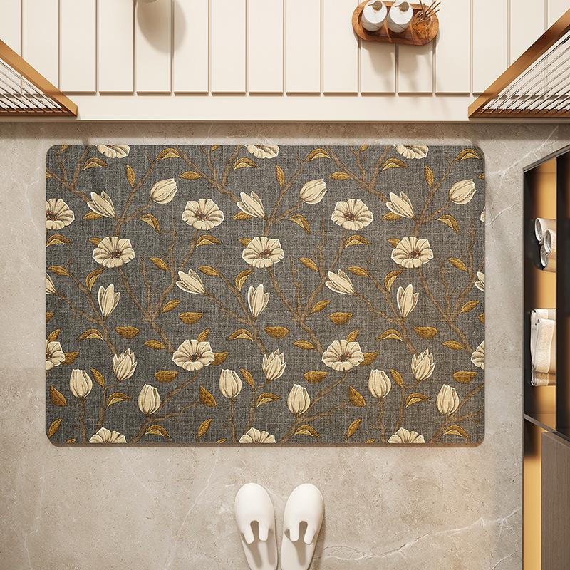 Bathroom Absorbent Mat Kitchen Mat Bathroom Foot Mat Quick Drying Bathroom Absorbent Floor Mat