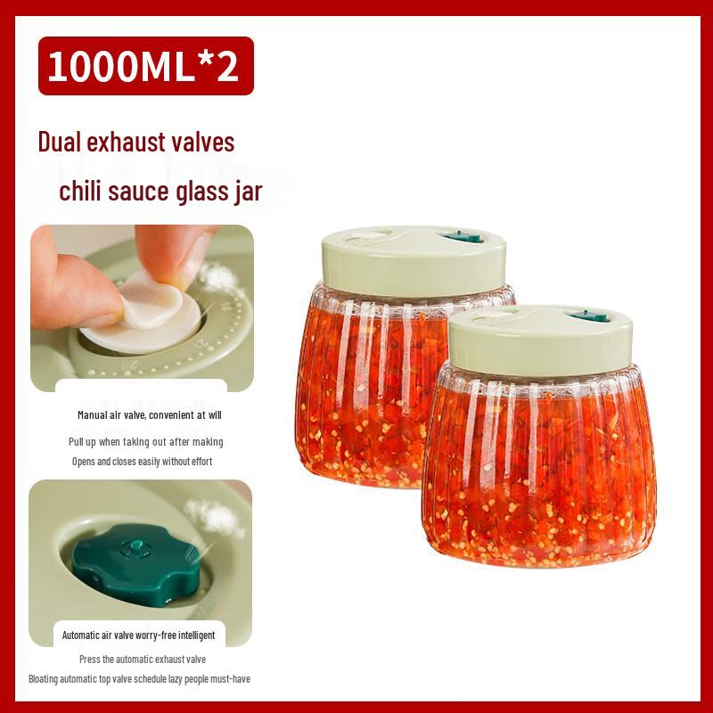 Naijiang Glass Fermentation Jar for Pickles & Sauces