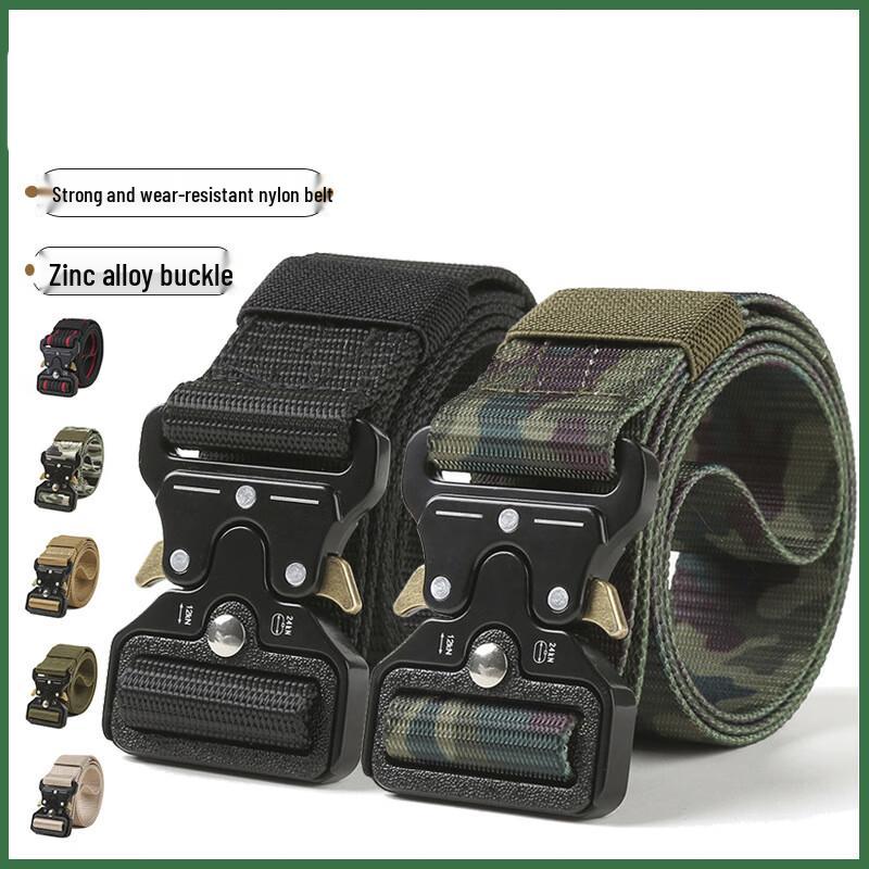 Datangyu Men s 125cm Functional Nylon Outdoor Belts (2-Pack)