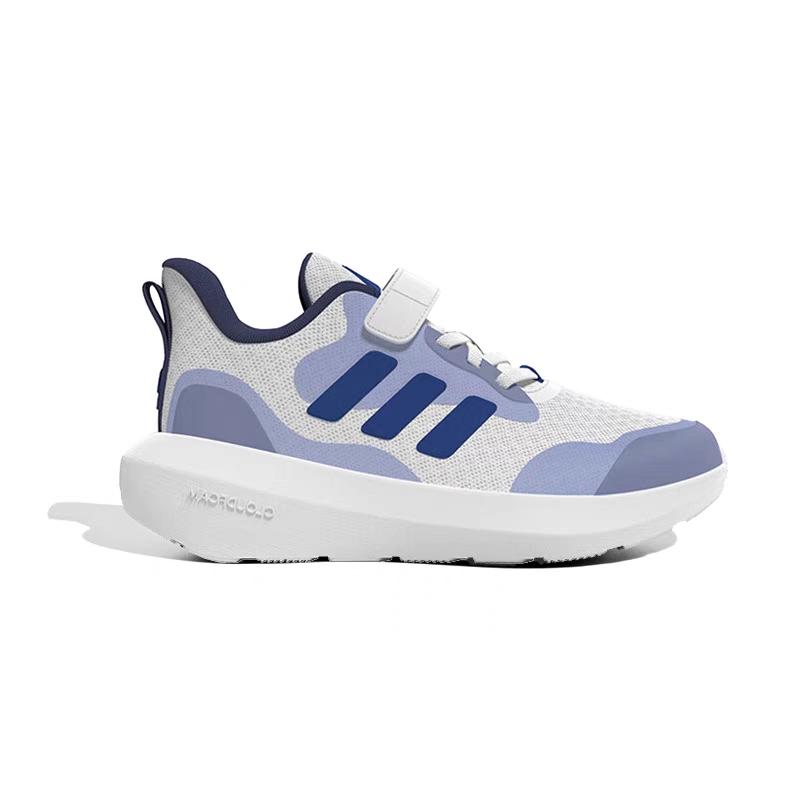 Adidas Fortarun Slip Resistant Low Top Kids' Running Shoes White Blue Kids' Sneakers IF4097