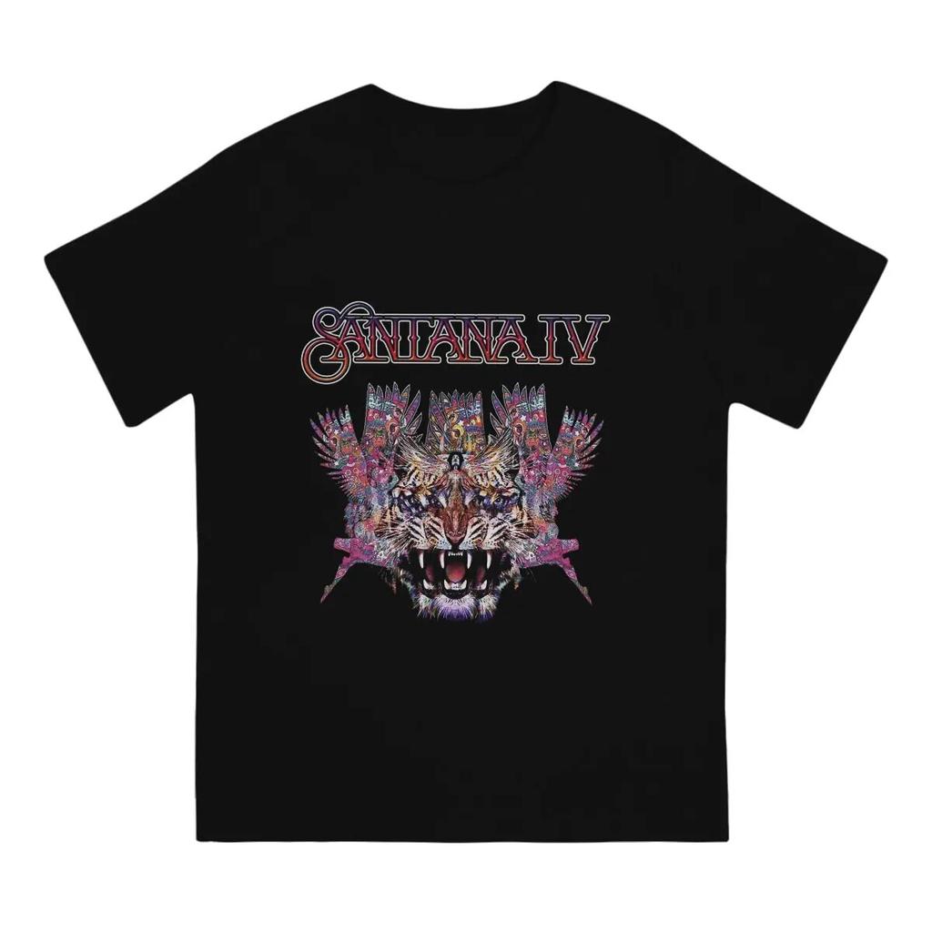 Santana Nejnovější tričko pro unisex Santana Four Tour 2023 Kulatý výstřih Základní tričko Personalizovat Narozeninové dárky Streetwear