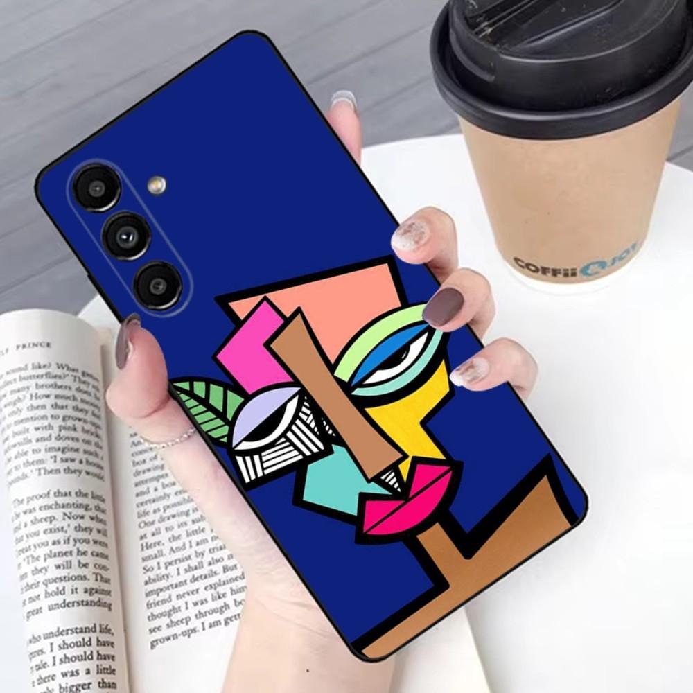 

Art Painting P-Pablo P-Picasso Phone Case For Samsung S 25,24,21,22,23,30,20,Ultra,Plus,Fe,Lite,Note,10,9,5G Black Soft Samsung S30plus5G
