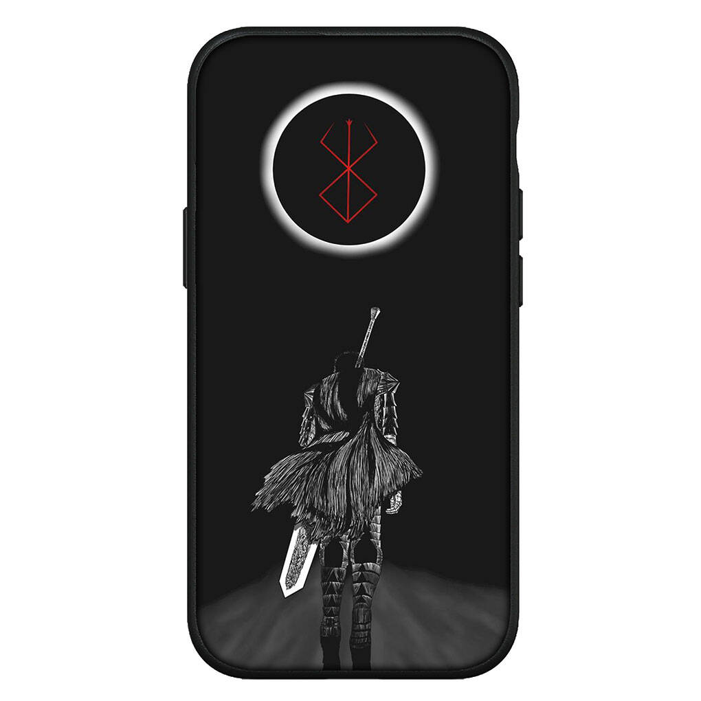 

Чехол для iPhone 17 16 15 Xiaomi Poco Redmi Note 14 13 12 11 Pro Max 9 16e Samsung Galaxy S25 S24 S23 OPPO Huawei Berserk Мультяшный Гатс Чехол для телефона for Redmi Note 9