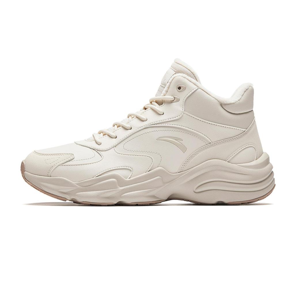 ANTA Women's Xingfeng Retro High Top Chunky Dad Shoes Off White Gum 912548923-1