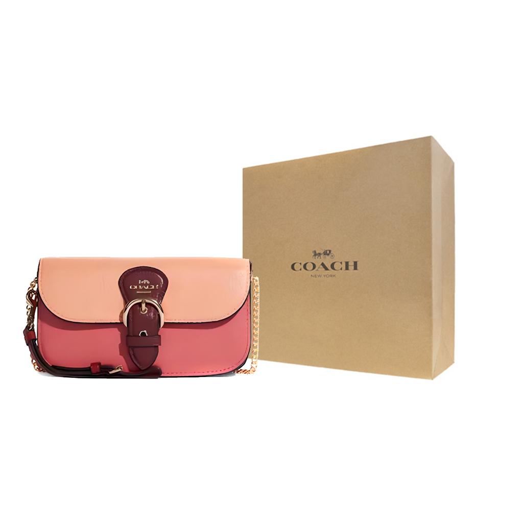 New COACH Kleo Pebbled Leather Shoulder Bag, Crossbody Bag Trumpets Women's C8840-IMSMX
