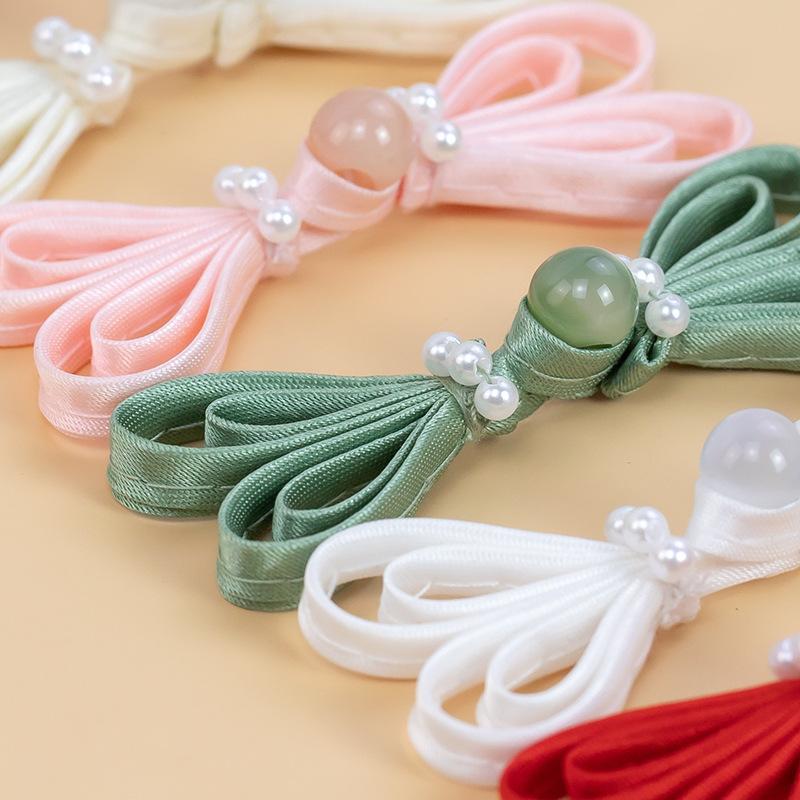5 Paia Bottoni Cinesi Abito Tang Fatti a Mano Bottoni Cheongsam Chiusure a Nodo Forniture per Cucito