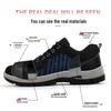 Spring Steel Toe Anti-static Puncture-resistant Work Shoes