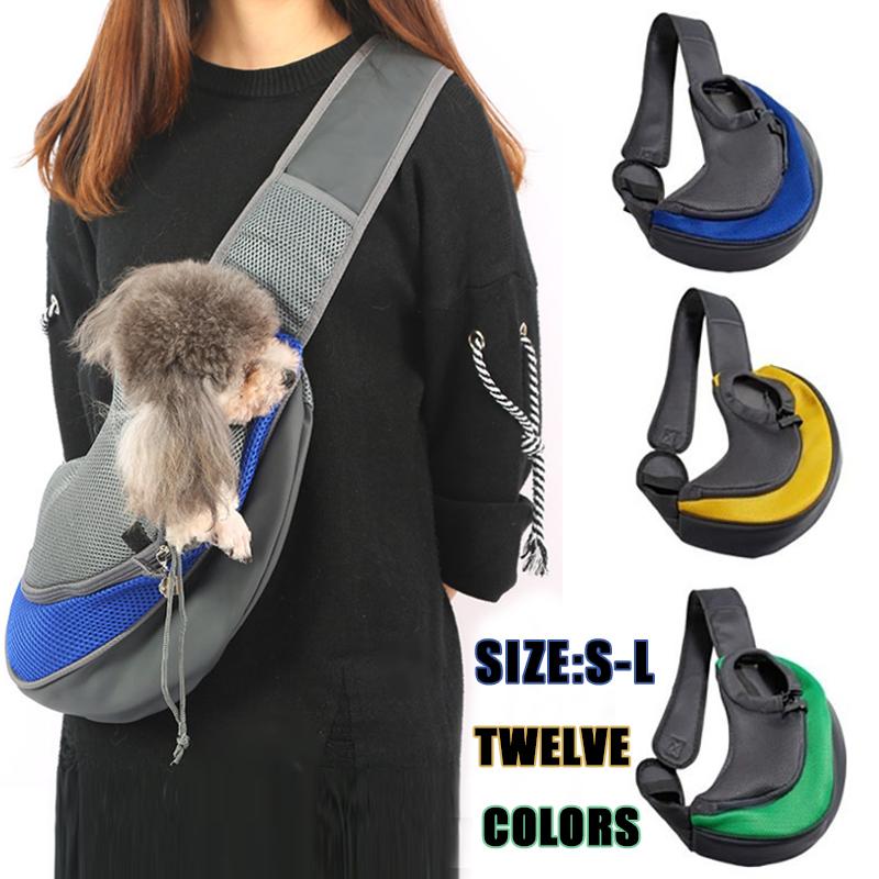 Cheap Carrier Bag For Pet Dog Travel Walking Oblique Hanging Cat Shoulder Bag Outdoor Breathable
