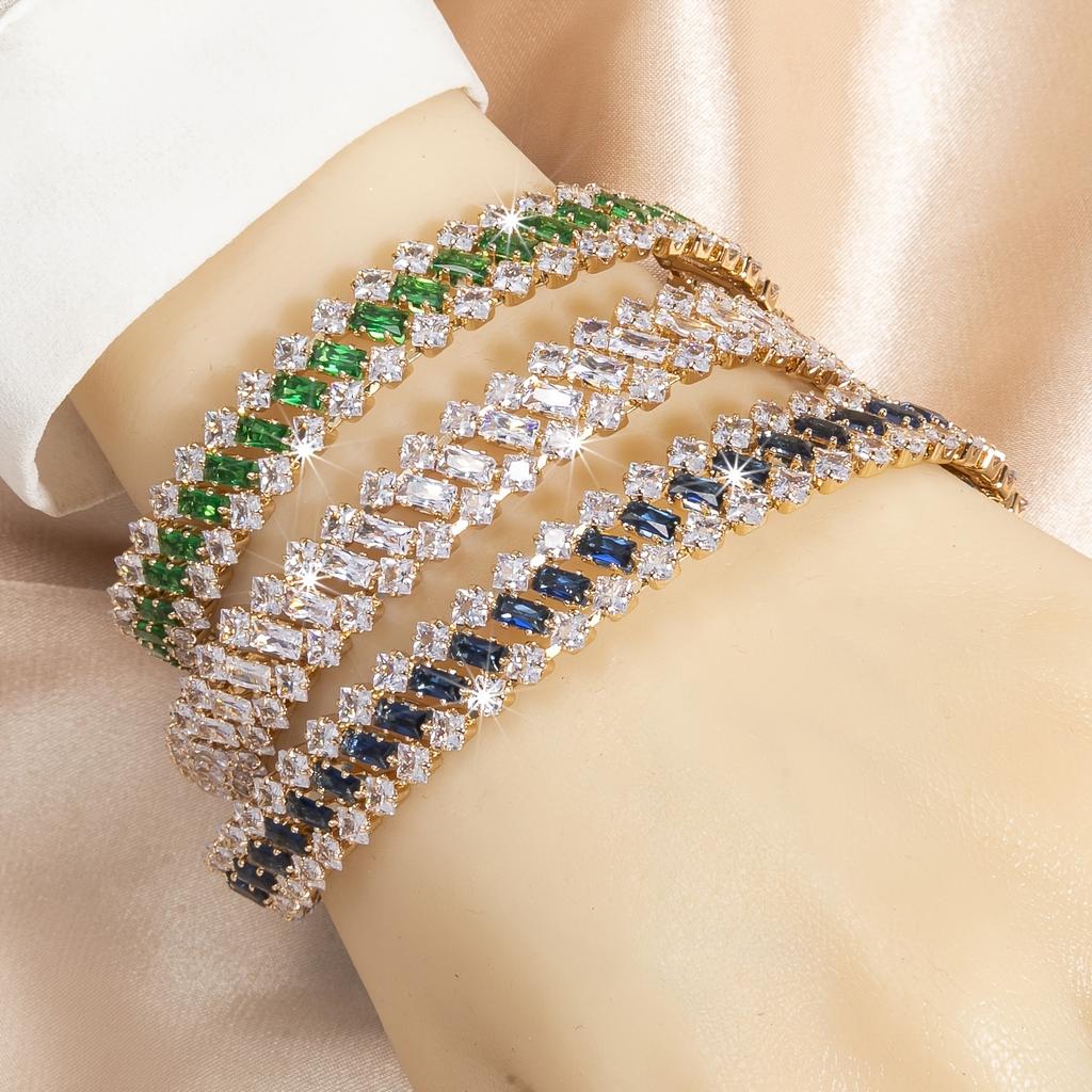 1PZ Bracciale Orologio Moda da Donna, Gioiello a Catena Geometrico Lussuoso Elegante