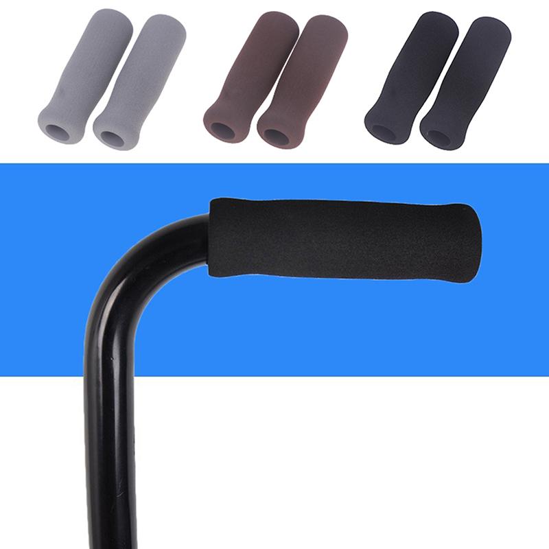 2 Stück Schwämme Walker Gehhilfe Griffabdeckung für ältere Menschen Griffzubehör für Gehstock Verdicken Ersatzgriffe Schwamm Krückengriffe