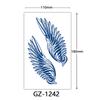 Herbal Tattoo Stickers, Juice Tattoo Stickers, Semi-Permanent English Letter Tattoo Stickers Tattoo