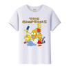The Simpsons Family Cartoon Graphic Print T-shirt