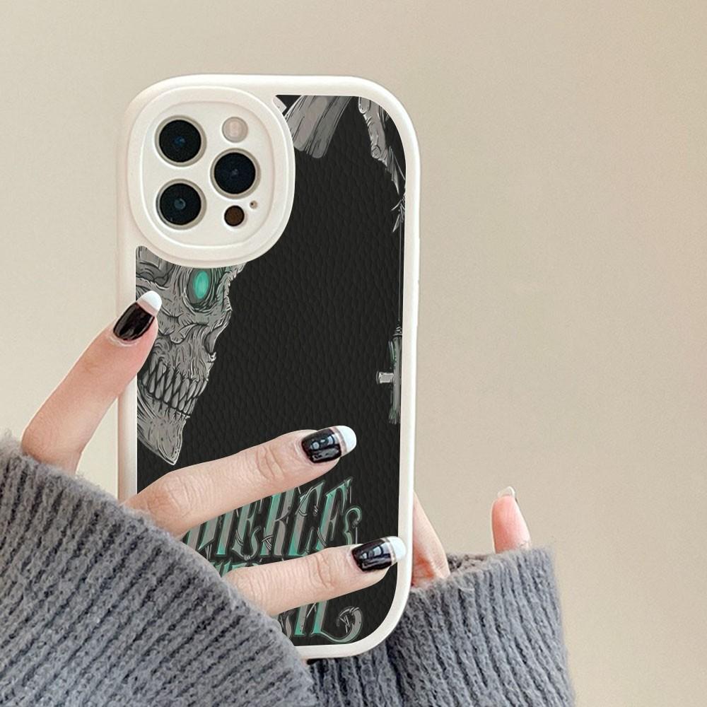 P-Pierce The Veil Band Phone Case Hard Leather For iPhone 16 15 14 13 12 Mini 11 14 Pro Max Xs X Xr 7 8 Plus Fundas