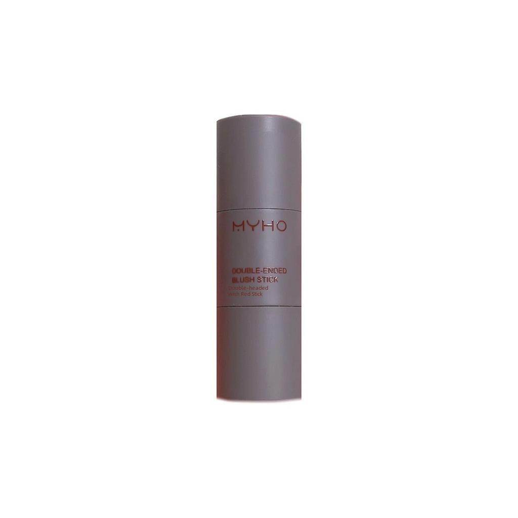 MYHO Dual-Use Matte Blush & Lip Stick - Long-Lasting, Natural Finish with Double-Headed Sponge.