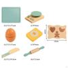 Wooden Baking Set Imaginative Cookie Play Food Playset Creative Toy