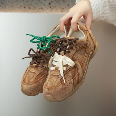 Dames Sneakers Retro Duitse trainingsschoenen Dames Contrast platte vrijetijdsschoenen Dames