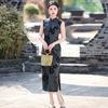 Sleeveless national style new Chinese Suzhou long improved cheongsam 1011 new women's high-end mother outfit for summer test