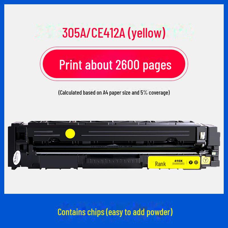 Gezhige CE410A Toner Cartridge for HP 305a: Compatible with M351a, M451dn, M451nw, MFP475d.