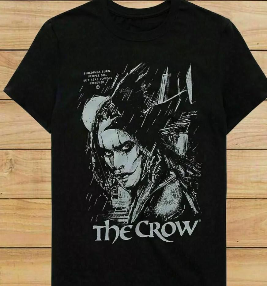The Crow Forever Classic Black T-shirt size S-4XL