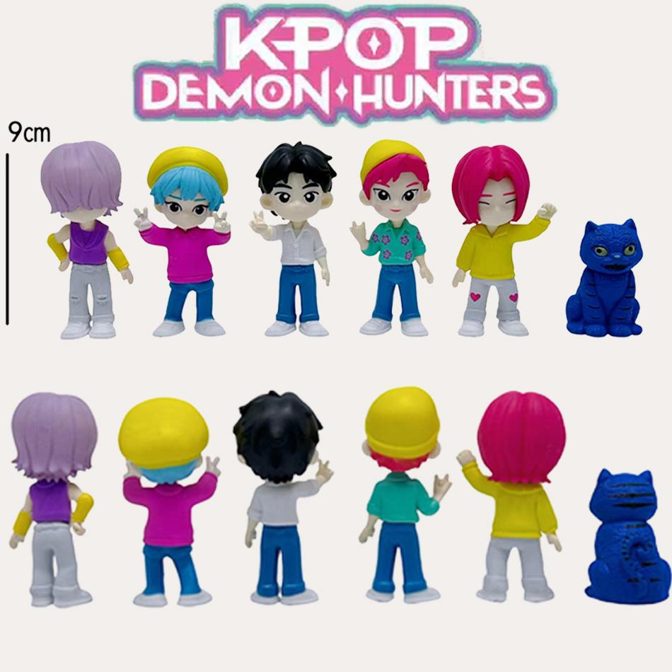 6 styles Kpop Demon Hunter Figures blind box Mystery Box Set Derpy Tiger Rumi Mira Zoey Sussy Figurines South Korea Fan Gifts