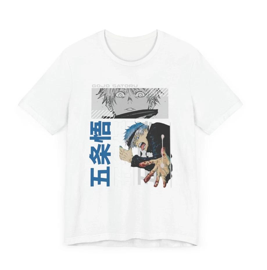 

Anime-Inspired Unisex Jersey T-shirt, Graphic Tee, Gift for Fans, Casual Wear M