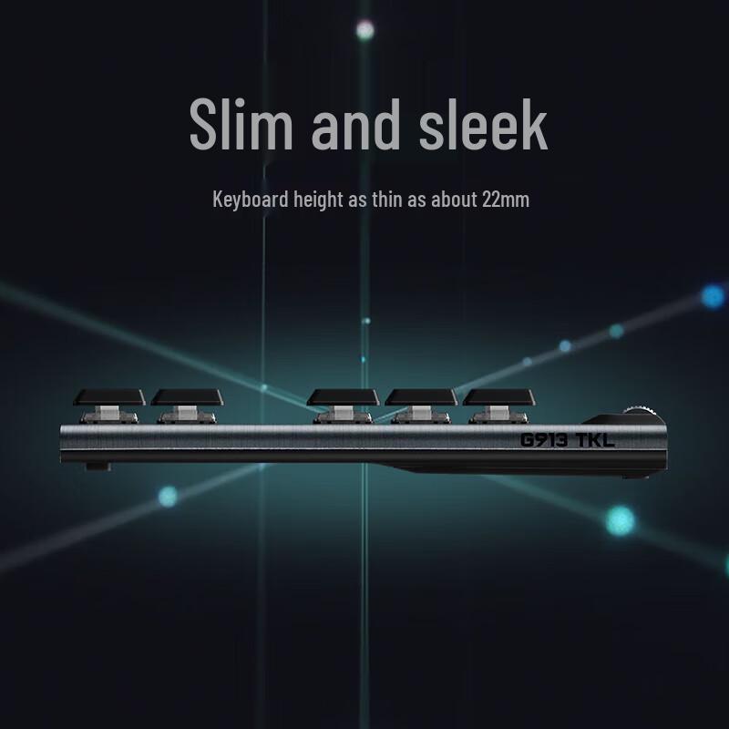 Logitech G913 TKL Wireless RGB Low-Profile Mechanical Gaming Keyboard