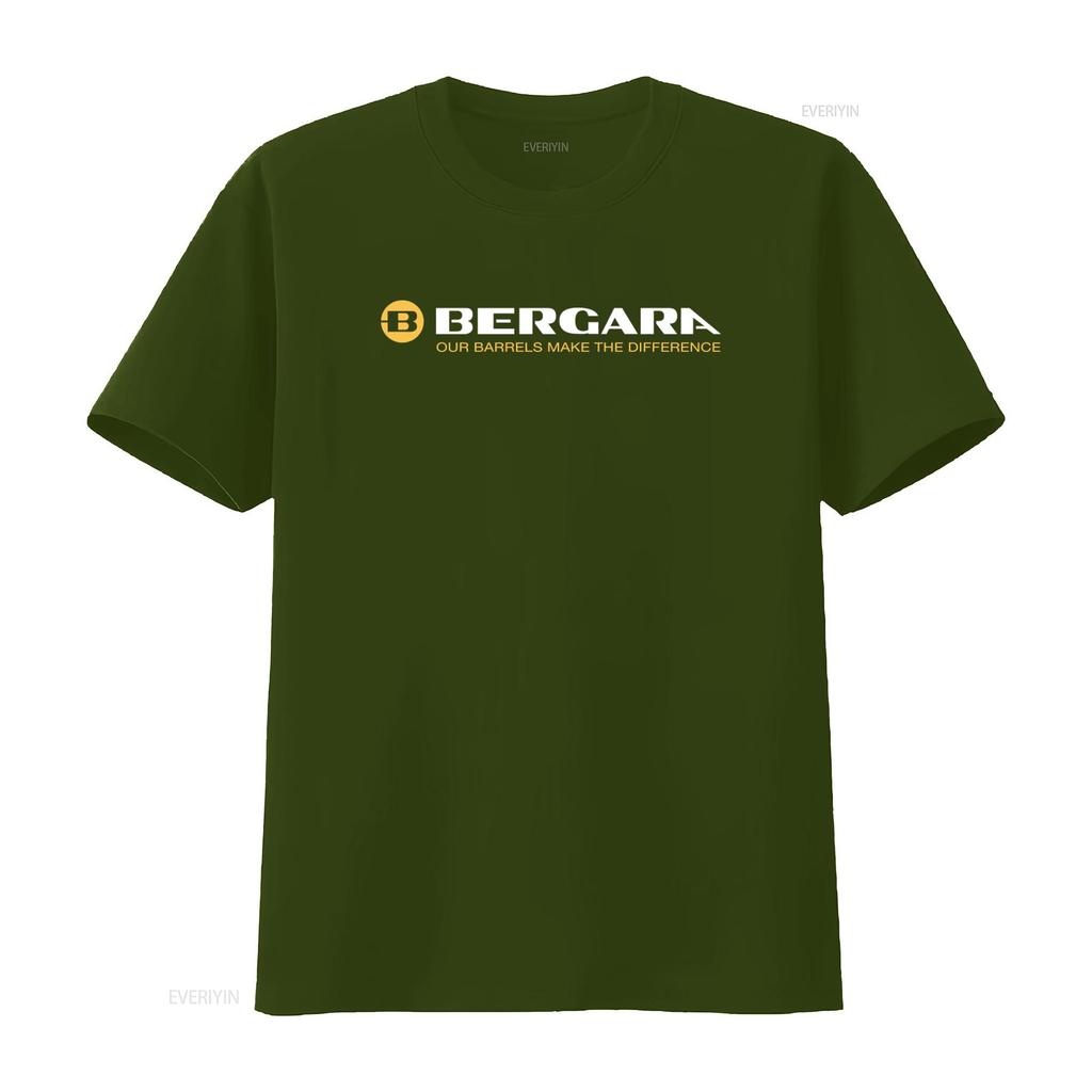 Bergara Guns Firearms Mens Black T Shirt Size S to 3XL Our Barrels Make The Difference vintage Washed Stretched Casual homme