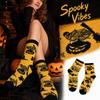 Halloween Socks with and Pumpkin Print Casual Cotton Socks for Men Women