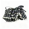 French Retro Floral Pearl Bow Chiffon Hair Clip