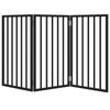 Vidaxl Foldable Dog Gate, 3 Panels, Black, 150 Cm