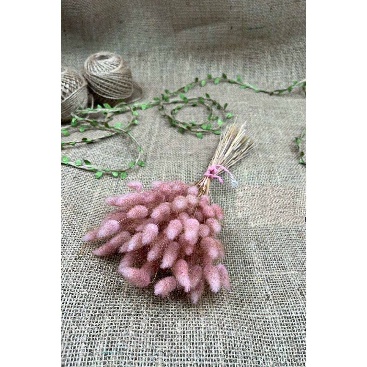 

Artificial Flower Cotton Grass Lagurus Natural Dried Flower чистий