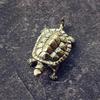 Vintage Messing Krokodil Schildkröte Ornamente Zuhause Schildkröte Schlüsselanhänger Anhänger Tee Haustier Ornamente Schildkröte Handwerk Figuren Großhandel