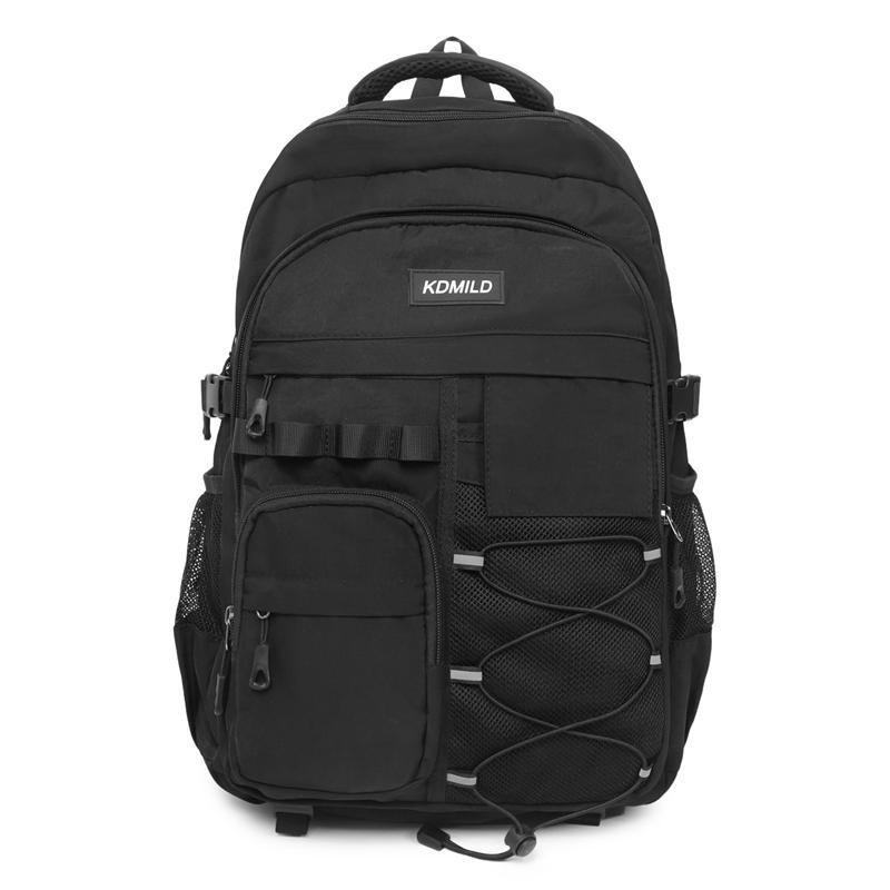 Fashion Backpack for Men & Women – Large Capacity School Bag with Multiple Pockets & Water Bottle Holder – Perfect for Daily Use