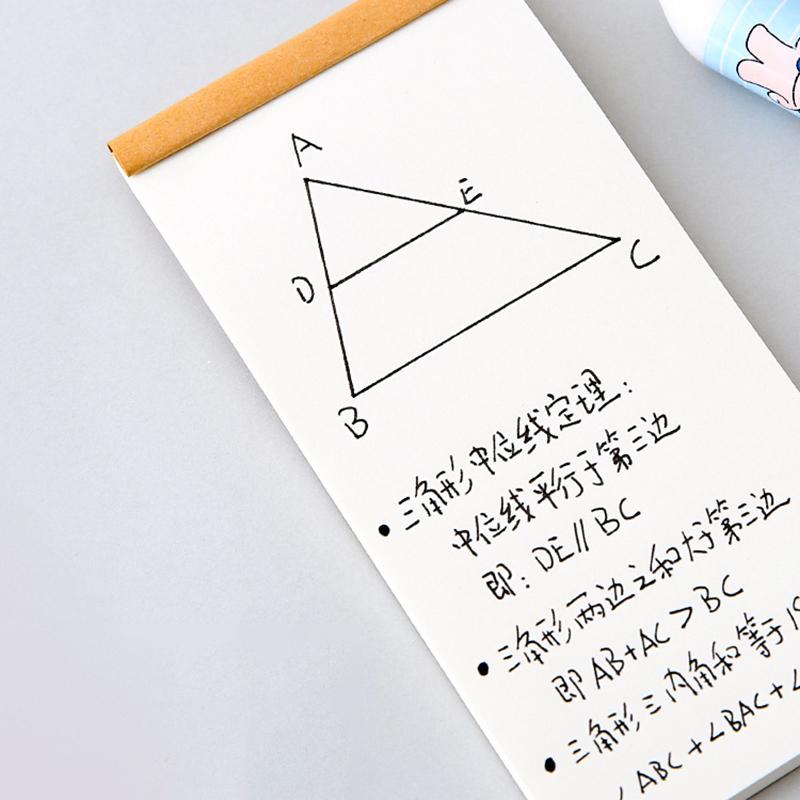 4 Typy Kraftový Papír Zápisník Plánovací Papír Prázdný Zápisník Přenosný A Odtrhávací Zápisník Ins Blok na Poznámky Seznam Úkolů Plánovač Zápisník