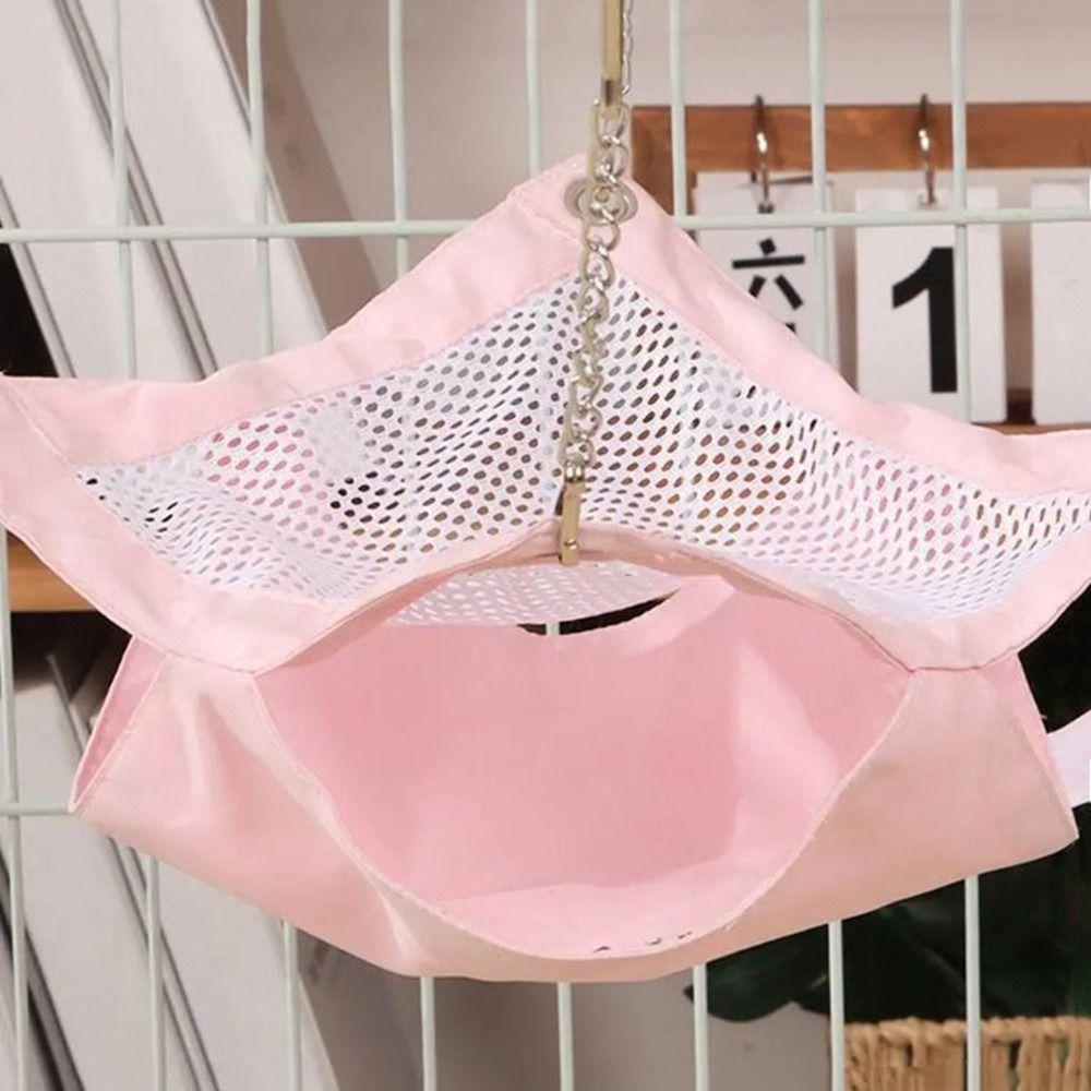 Comfortable Double-layer Hamster Hammock Breathable Guinea Pig Nest  for Summer