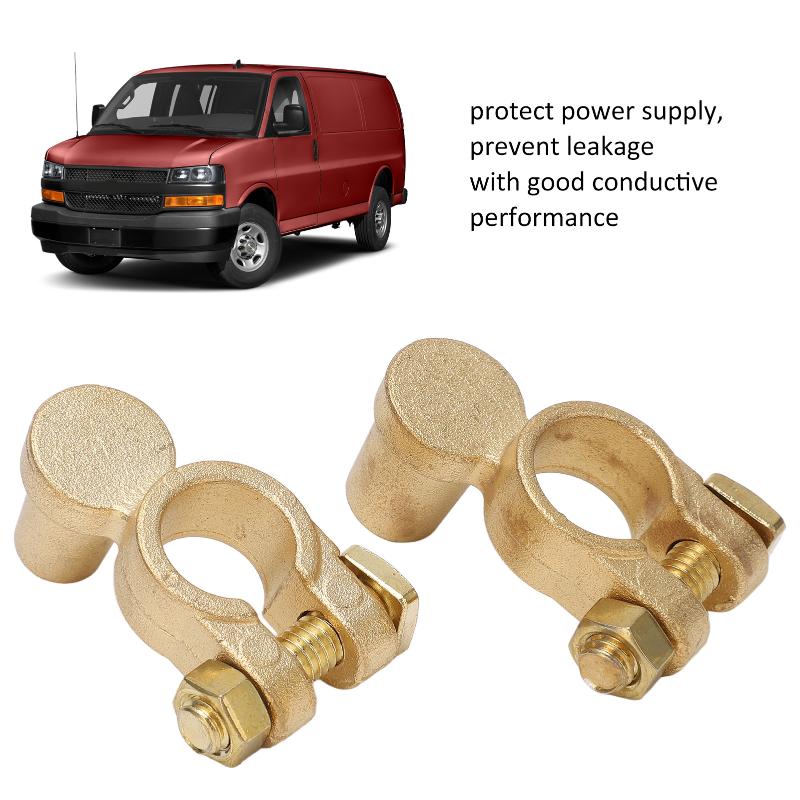 1 Pair Auto Diy Accessories Sae To Jis Car Battery Terminal Connector Positive Negative Top Post Battery Terminal