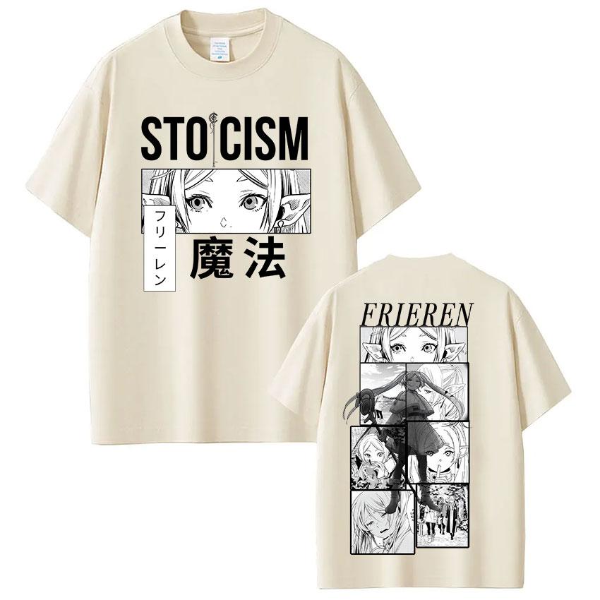 

Anime Frieren Beyond Journeys End T Shirt Frieren Cartoon Kawaii Tshirt Unisex Women Summer High Quality Tshirts 4XL