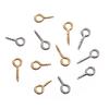 50pcs PVD Never Fade Stainless Steel Pendants Connectors Clasps Pinch Clip Eye Pins Connectors For Diy Necklace Jewelry Findings
