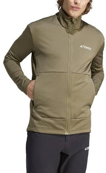 Adidas Multi Light Fleece Full Zip Jacket Olive Strata