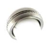 Steel Ring 'Peaceful' Silver - 7 Mm