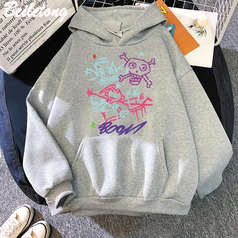 Arcane Jinx Hoodie Monkey Graffiti Style Nice Print Game Lovers Tops Streetwear Women Sweatshirts Euro Size  Hooded Hoodies & Sweatshirts Women’s