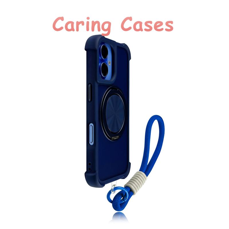 

For iPhone 17 Pro Max Case Purple MagSafe Ring Grip Shockproof Compatible with iPhone 16 15 14 13 12 iPhone 14 Pro Max
