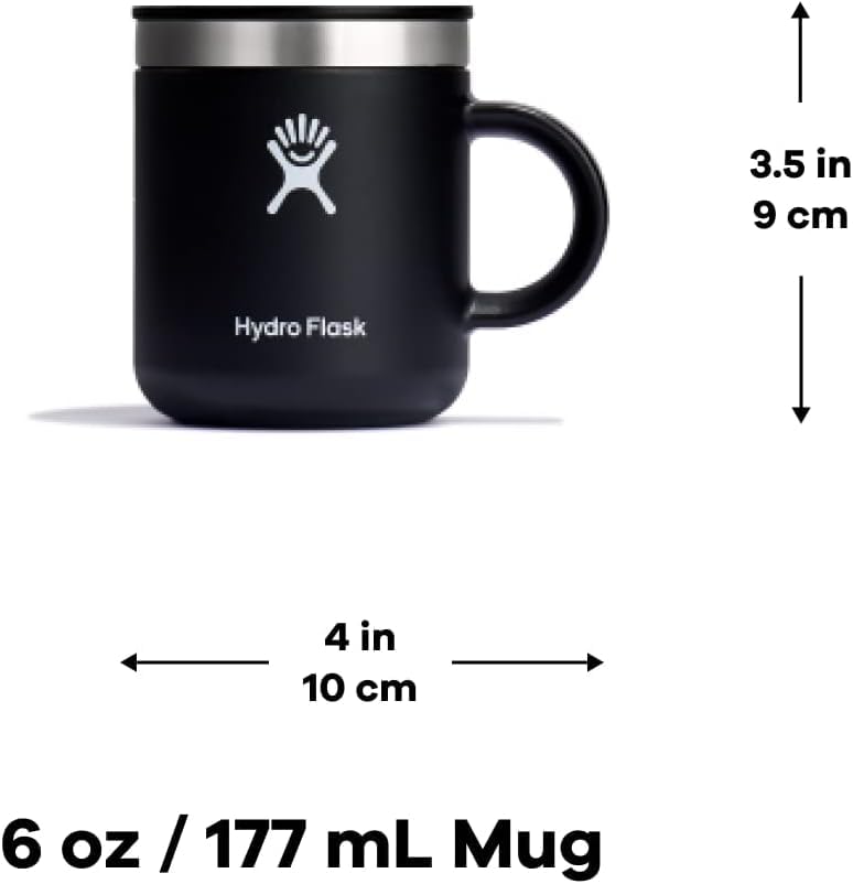 Closeable Coffee Mug, 6oz (177ml) Surf Design, Insulated for Hot or Cold Drinks (Official Japanese Product)
