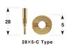 POSH Motorcycle Equipment Pilot Jet 3 Oversized Pilot Jet Set (28X5-C) [Fits] Live DIO-ZX