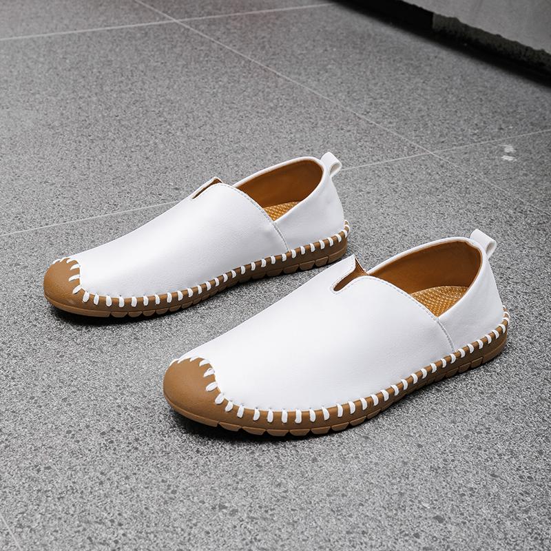 Fashion Stylish Men's Casual Business Loafers Formal Leather Moccasins New Arrival Male Casual Slip On Flats Wedding Party Driving Shoes
