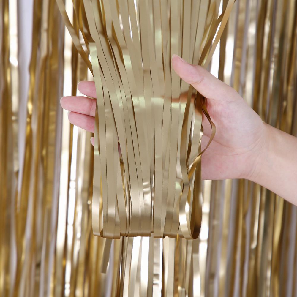 1x2m Elegant Matte Colorful Rain Curtain For Stunning Birthday Wedding Party Decorations