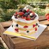 Lotus Pattern Stainless Steel Cake Knife & Spatula Set - 2-Piece for Birthday Cakes & Pizza in Gift Box