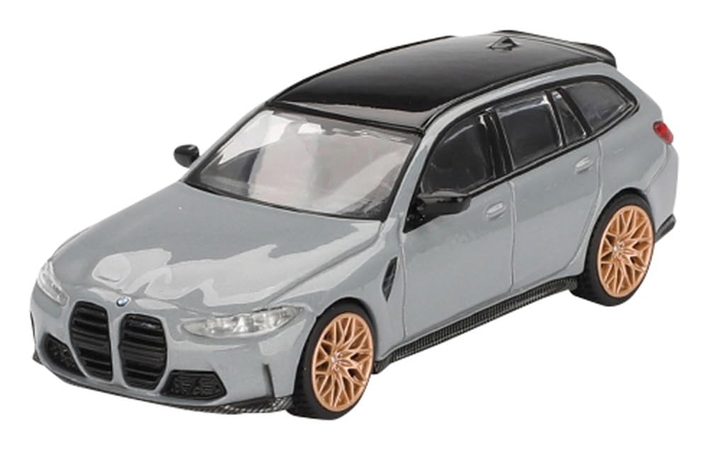 MINI GT Scale BMW M3 M Performance Touring Brooklyn Grey Finished Model 1/64 (Left-Hand Drive) MGT00864-L