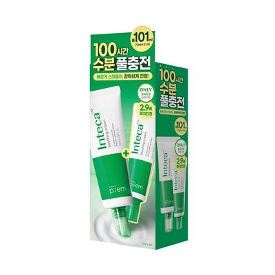 Inteca Beruhigende Creme 80ml + 31ml / 80ml, SOFORTIGE & UNMITTELBARE BERUHIGUNG, Feuchtigkeitsspendend, Koreanische Kosmetik, Kbeauty